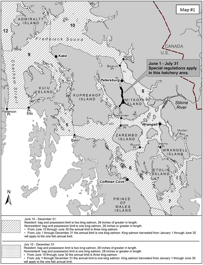 Sport Fishing for King Salmon Opens in the Petersburg and Wrangell Areas